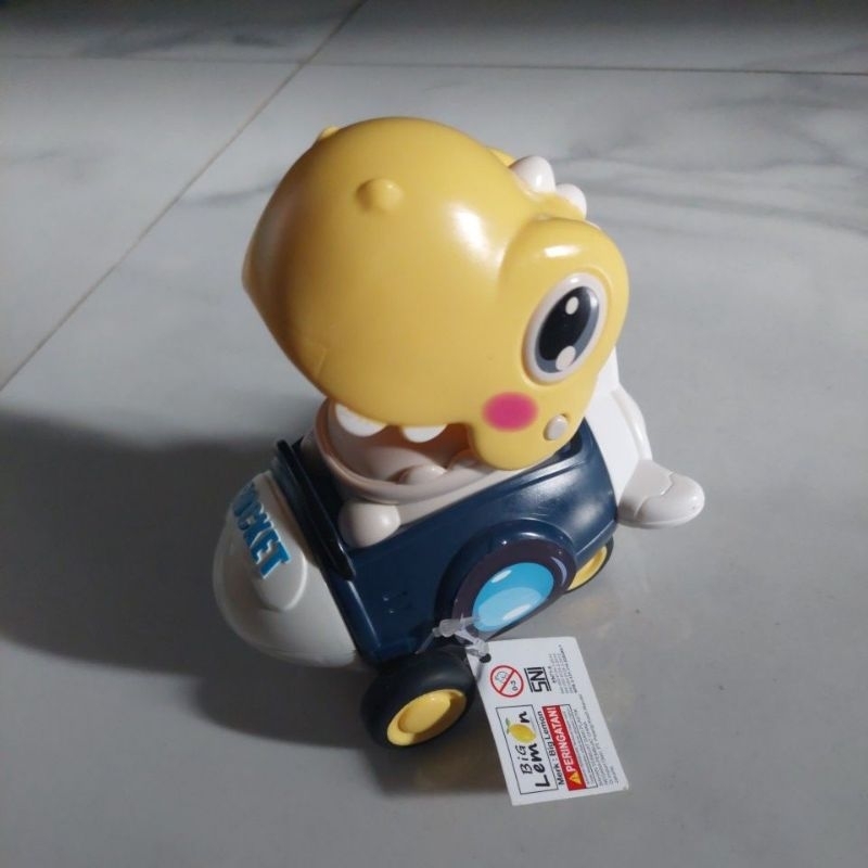 Mainan anak roket peluncur tanpa baterai