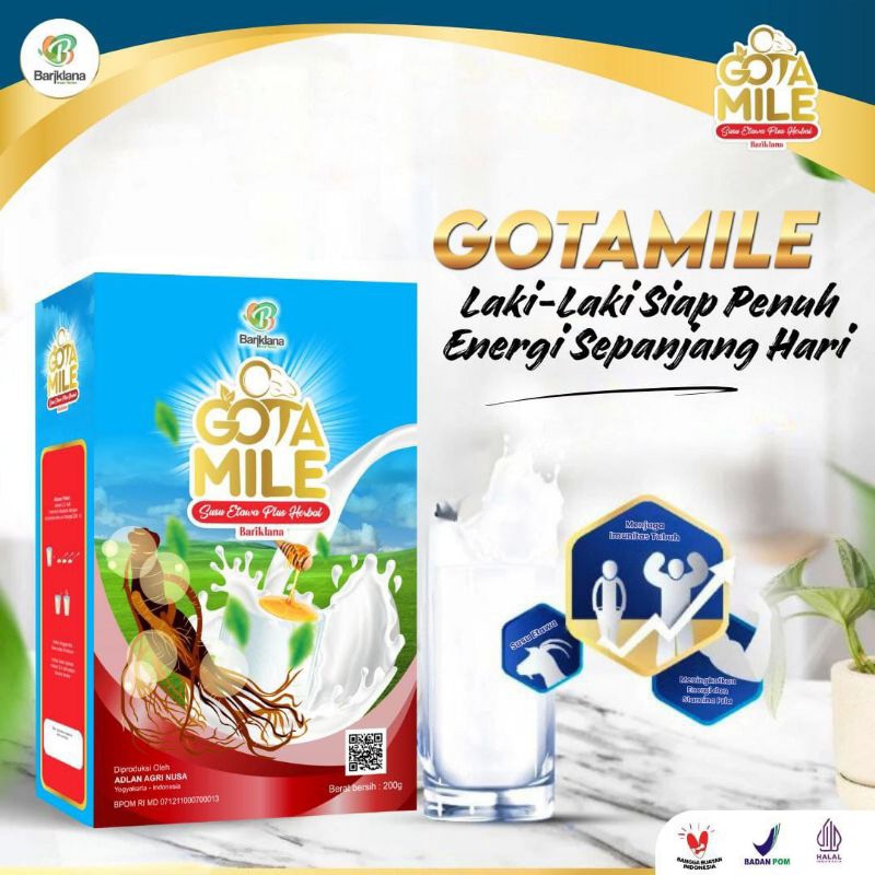 

Gotamile Susu Kambing Etawa Plus Gingseng Herbal Bariklana