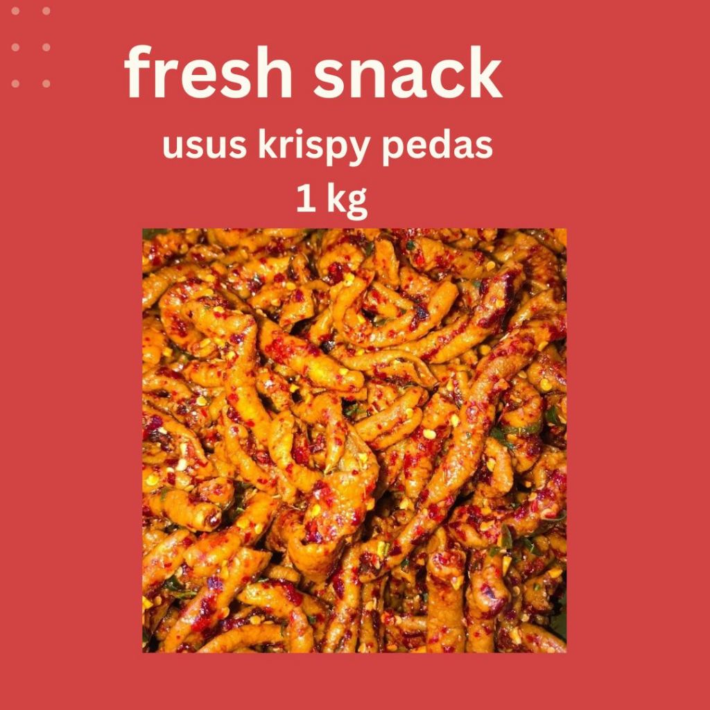 

( 1KG ) USUS PEDAS DAUN JERUK ENAK CEMILAN SEHAT CEMILAN KELUARGA Enak Bangettt