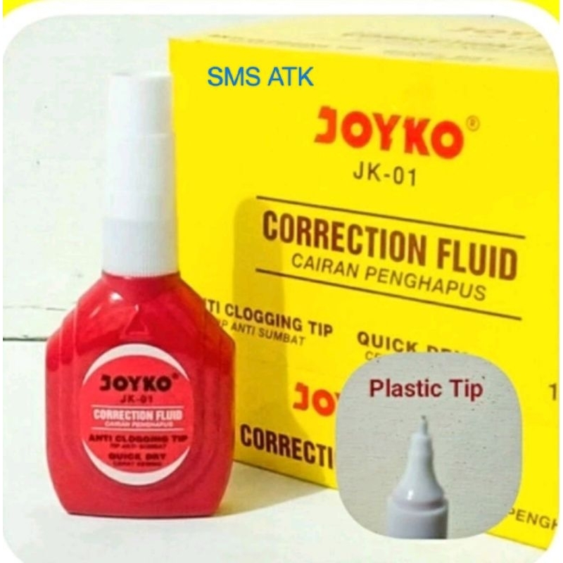 

Tip Ex cair Joyko (merah) JK-01/Correction Fluid Joyko