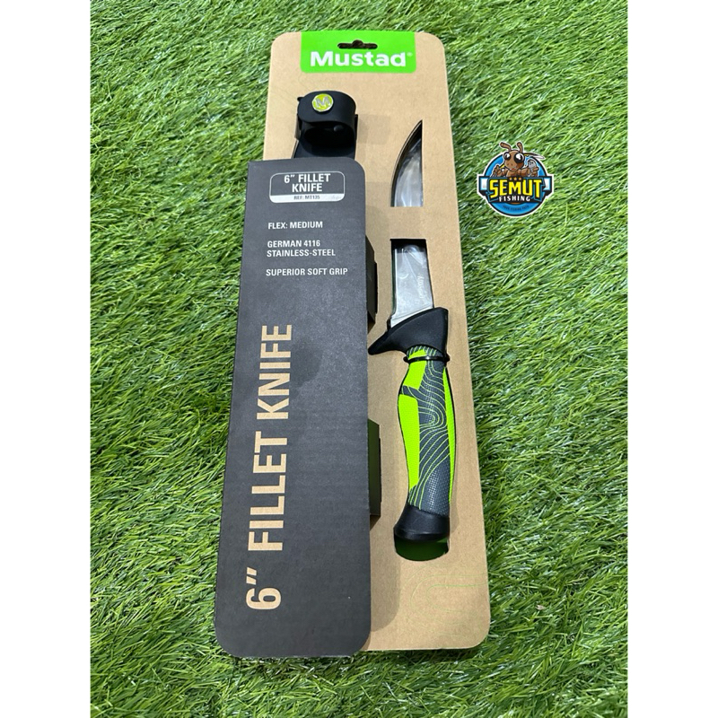 PISAU MUSTAD 6” FILLET KNIFE MT135 PISAU FILLET IKAN SUPER TAJAM
