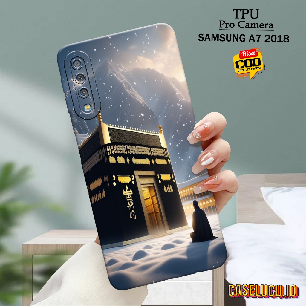 Casing Hp Samsung A7 2018 Terbaru - Case Lucu - Fashion Case Muslim - Case Samsung A7 2018 - Softcas