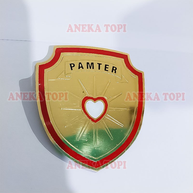 Pin Bros PSHT Pamter Pin Pamter Persaudaraan Setia Hati Terate Logam Kuningan - Aneka Topi