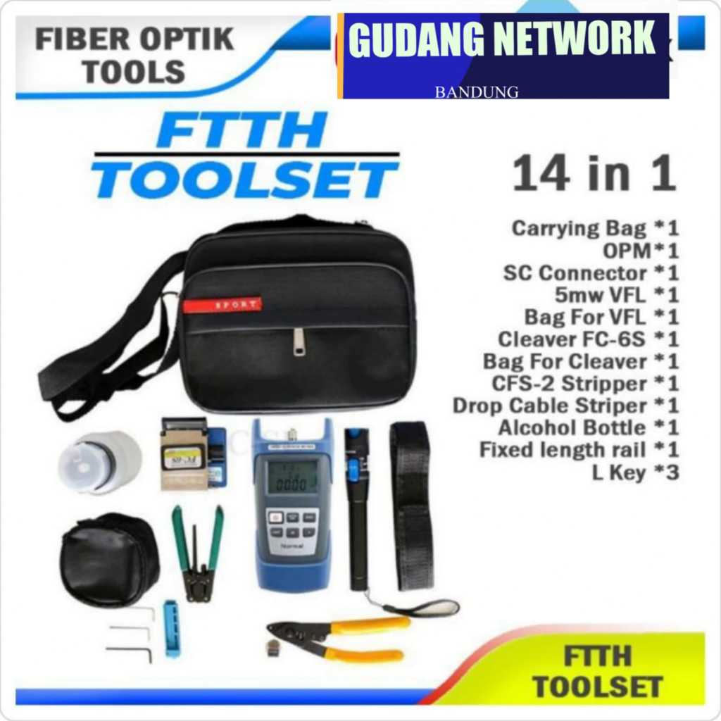 FTTH Tool Set Alat Kerja Fiber Optik - GNB