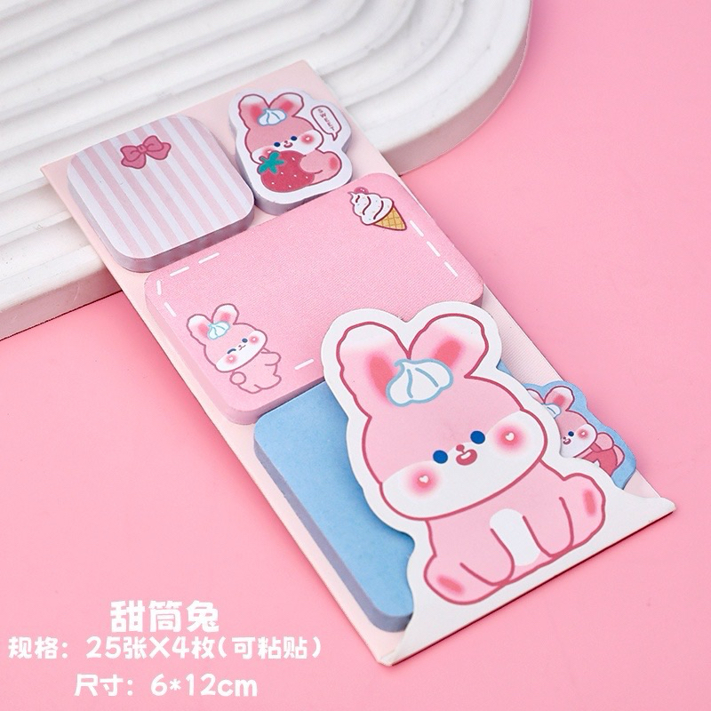 

STICKY NOTES KARAKTER LUCU WARNA WARNI / Sticky note