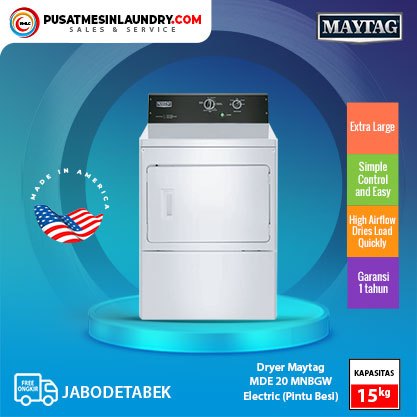 Dryer Maytag 15 Kg Tipe Listrik/ Mesin Pengering Maytag 15 Kg Analog
