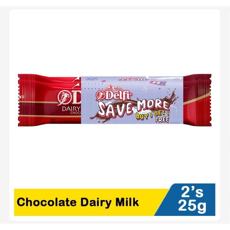 

Delfi Chocolate Dairy Milk 2x25 gr