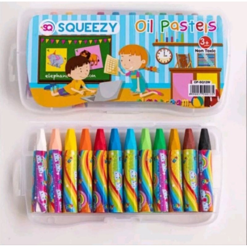 

KRAYON OIL PASTEL 12 WARNA / CRAYON MEWARNAI 12 WARNA
