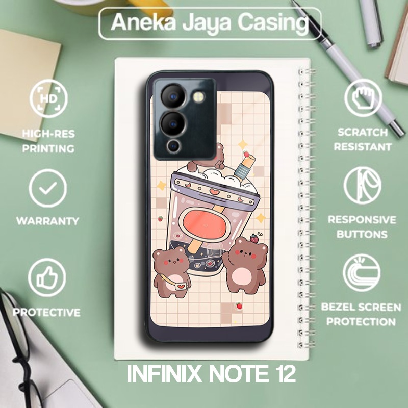 Case Infinix Note 12 Terbaru - Casing Infinix Note 12 - Motif Cute bb - Hardcase Premium Glossy - So