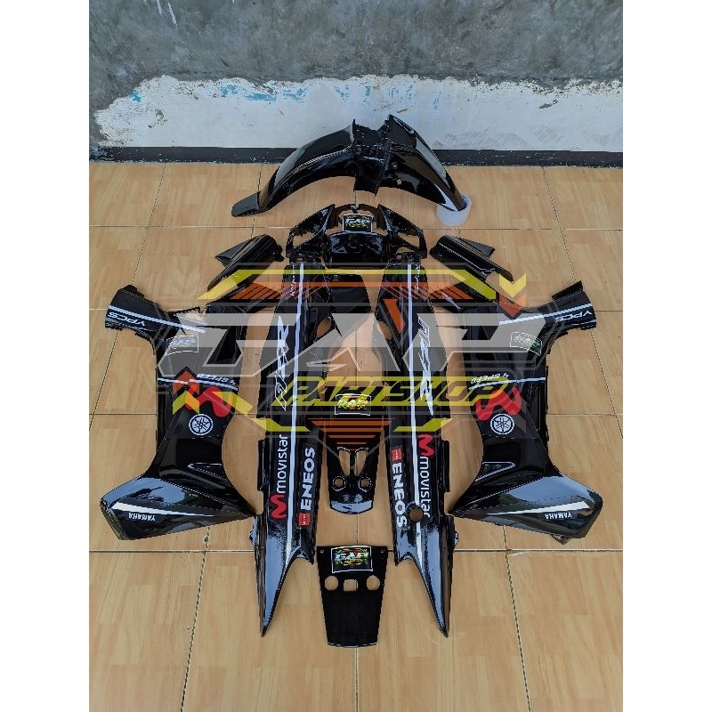 COVER BODY HALUS FIZR MOVISTAR HITAM FULLSET.