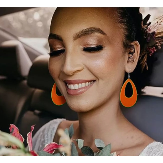 Anting Kait Panjang Wanita Model Oval / Anting Gantung / Anting hoop 588