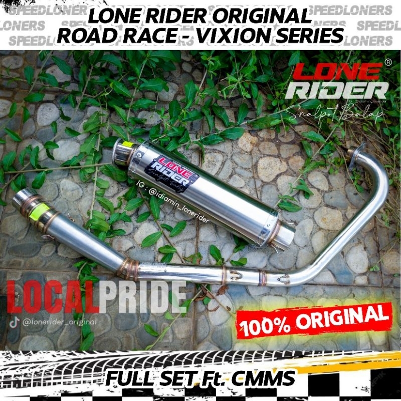 LONE RIDER ORIGINAL - Knalpot Lone Rider VIXION - RR - Road Race - Vixion OLD - NVL - NVA