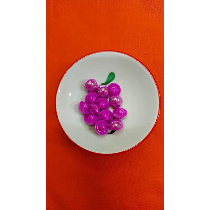 KANCING JAMUR MUTIARA KILAP/ KANCING KEBAYA KILAP/KANCING PREMIUM / KANCING MUTIARA SUPER HALUS ( 12