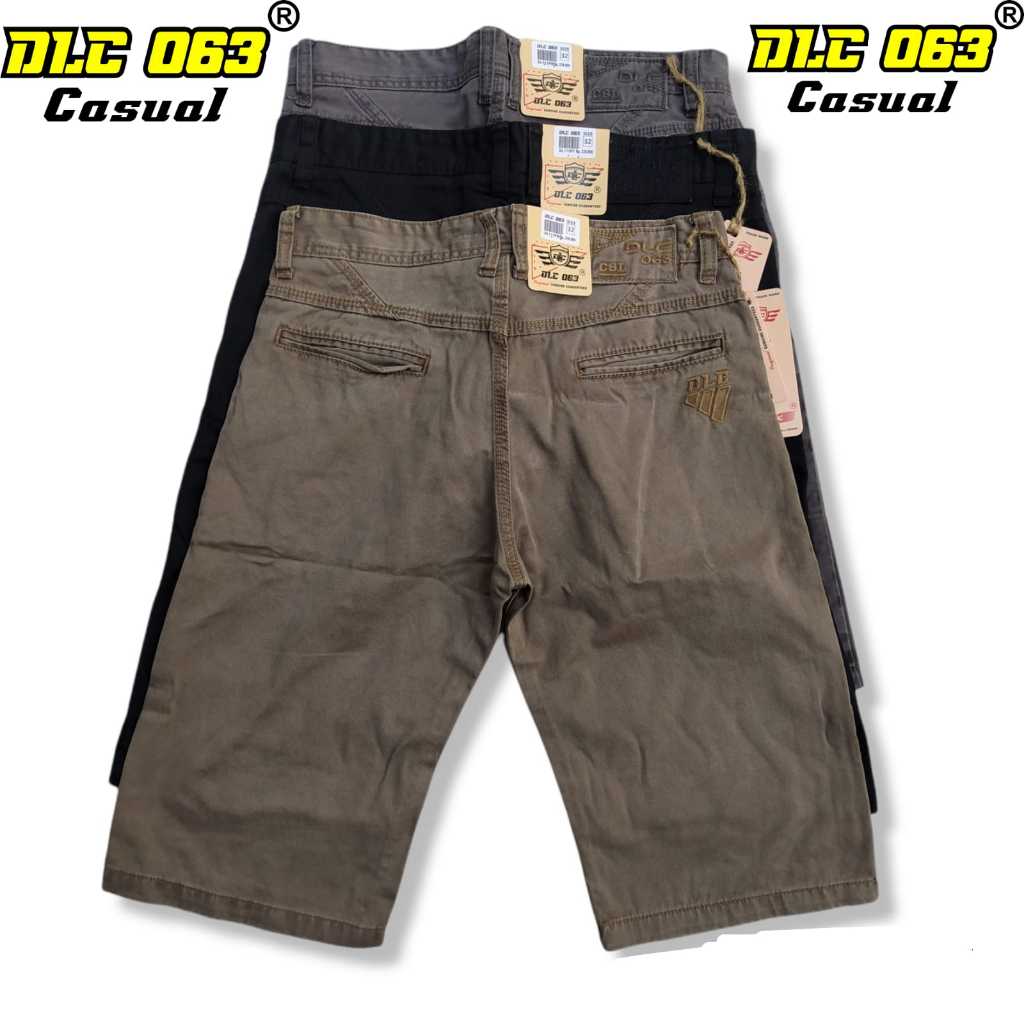CELANA PENDEK KANVAS DLC 063 ORIGINAL CASUAL KUALITAS CARDINAL