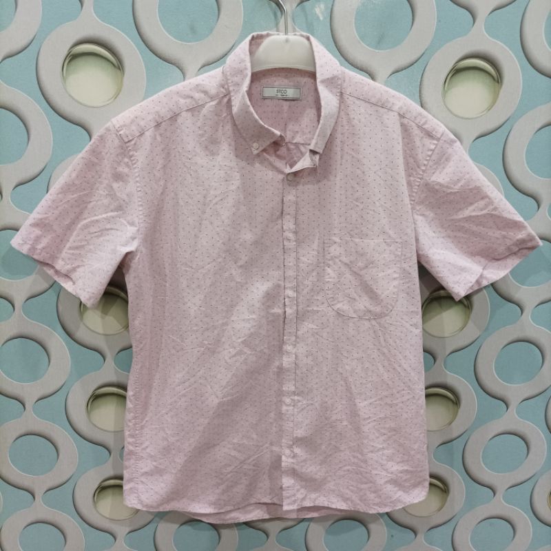 KEMEJA PRIA SECOND STCO ORIGINAL SIZE XL KXR019
