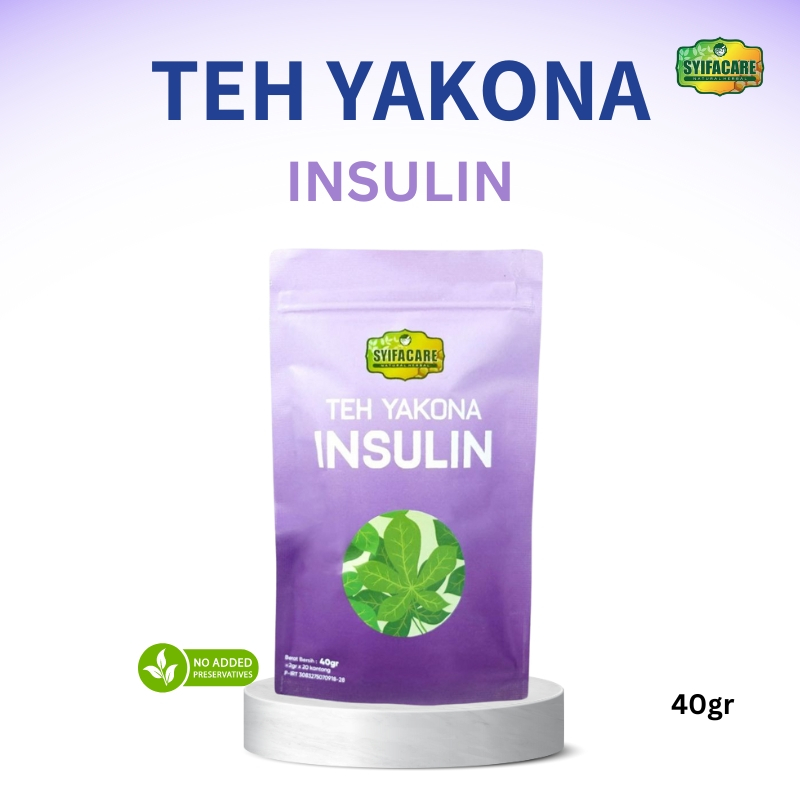 

Teh Yakona Insulin Syifacare | Teh Insulin Herbal Tanpa Bahan Pengawet | Teh Celup Herbal Alami