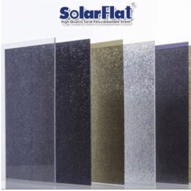 (PO) Atap Solarflat 3mm harga per meter| atap rumah solartuff solid TERMURAH