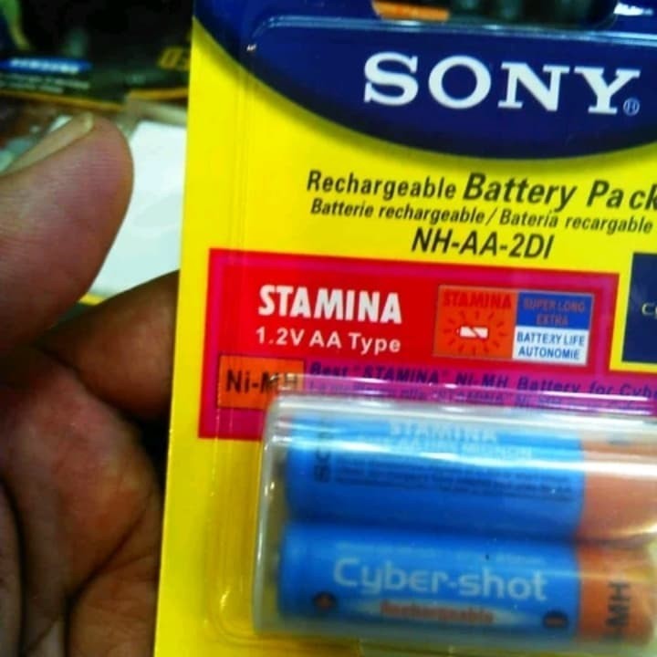 Baterai Rechargeable AA A2 Sony STAMINA 3000mAh recharge cas isi ulang