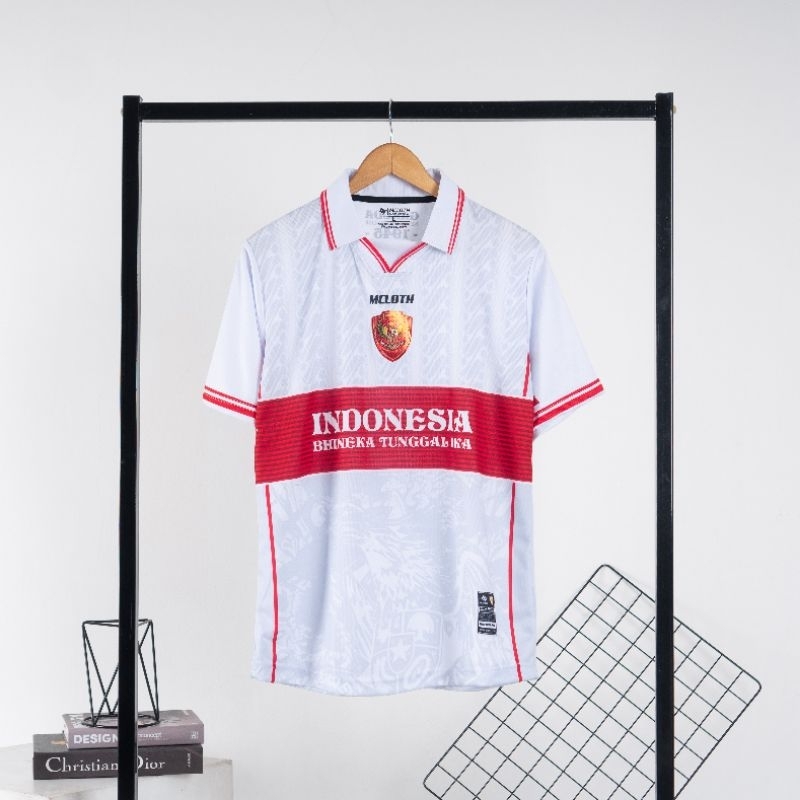 Baju Jersy Timnas Indonesia Terbaru Full Printing Kombinasi Logo 3d