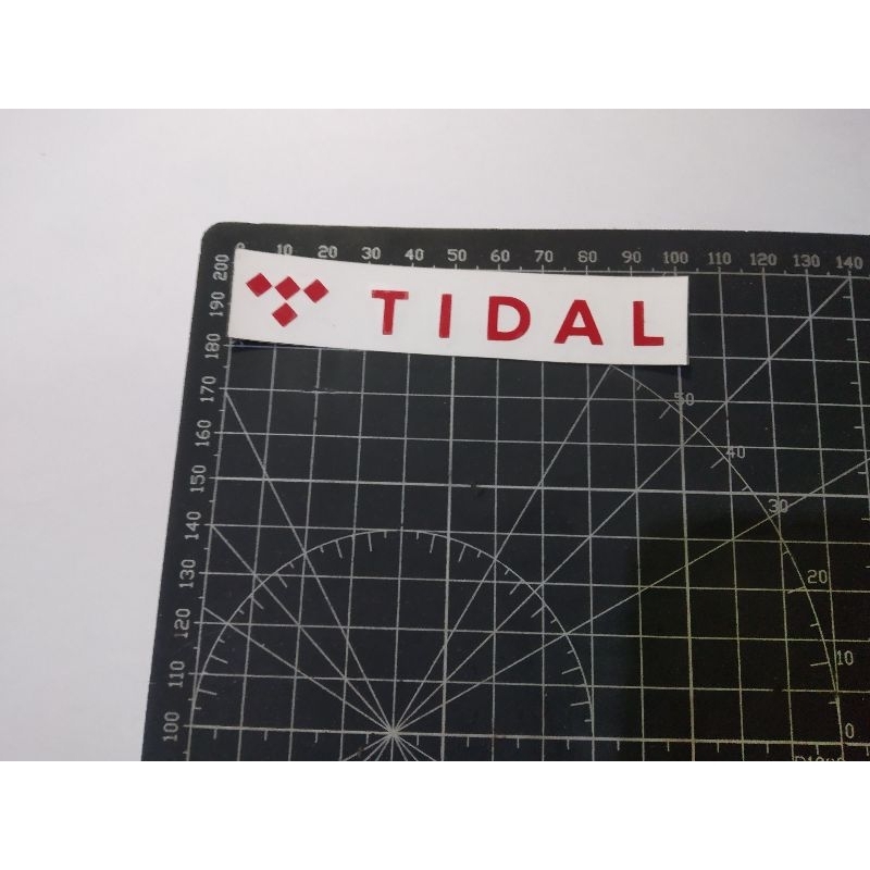 

cutting stiker tidal