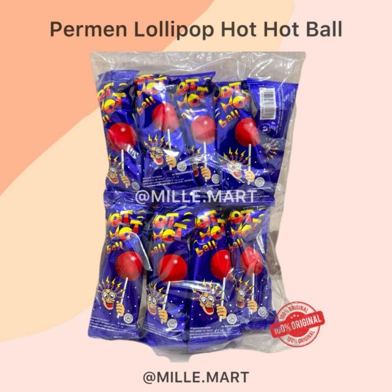 

[1 pak isi 16] PERMEN HOT HOT BALL 7GR x 16 pcs