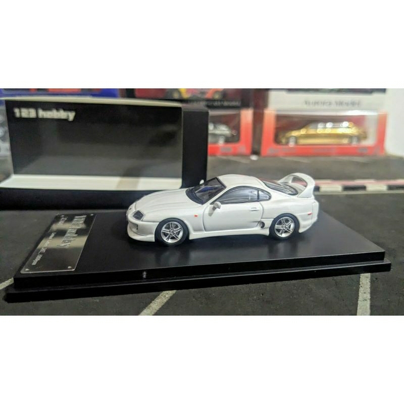 Diecast 123 Hobby Toyota Supra JZA80 White