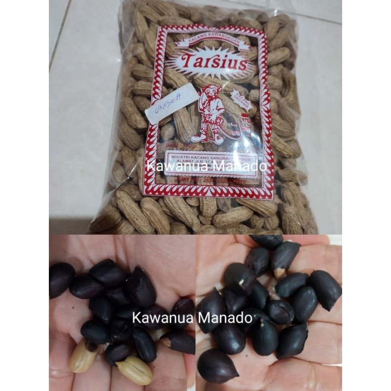 

TARSIUS Kacang Sangrai UNGU/HITAM Asli Kawangkoan Manado Besar oleh - oleh Jajanan Higienis & Halal