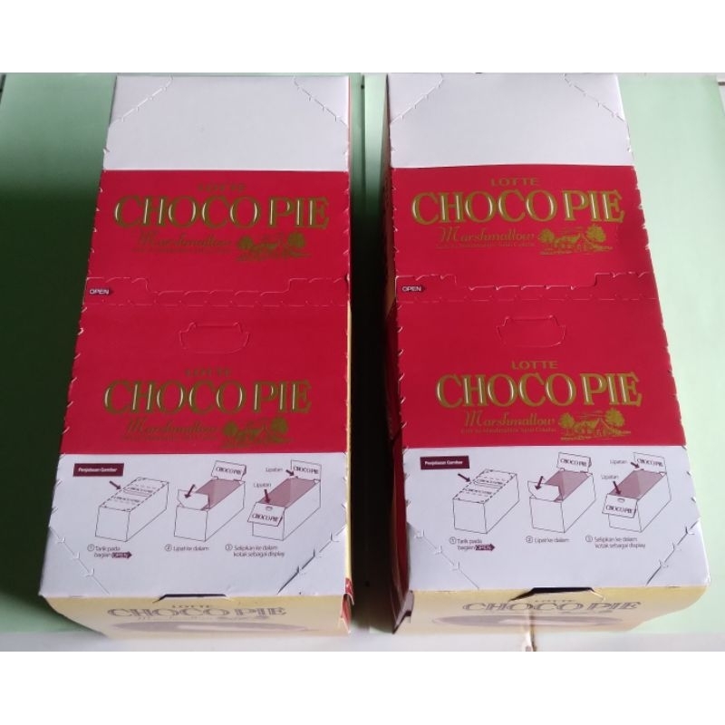 

Chocopie isi 12 pcs/ Box. Dapat 2 Box.