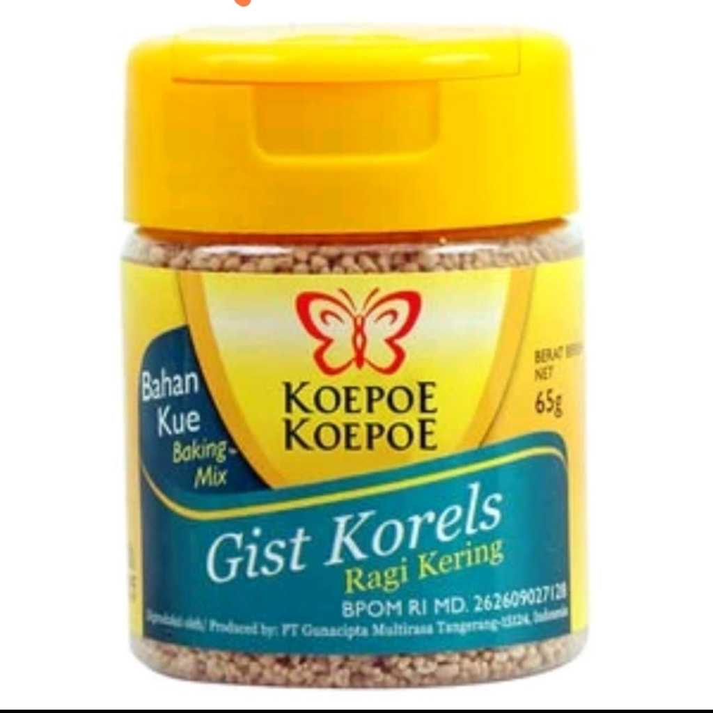 

koepoe gist korels 65gr ragi kering koepoe