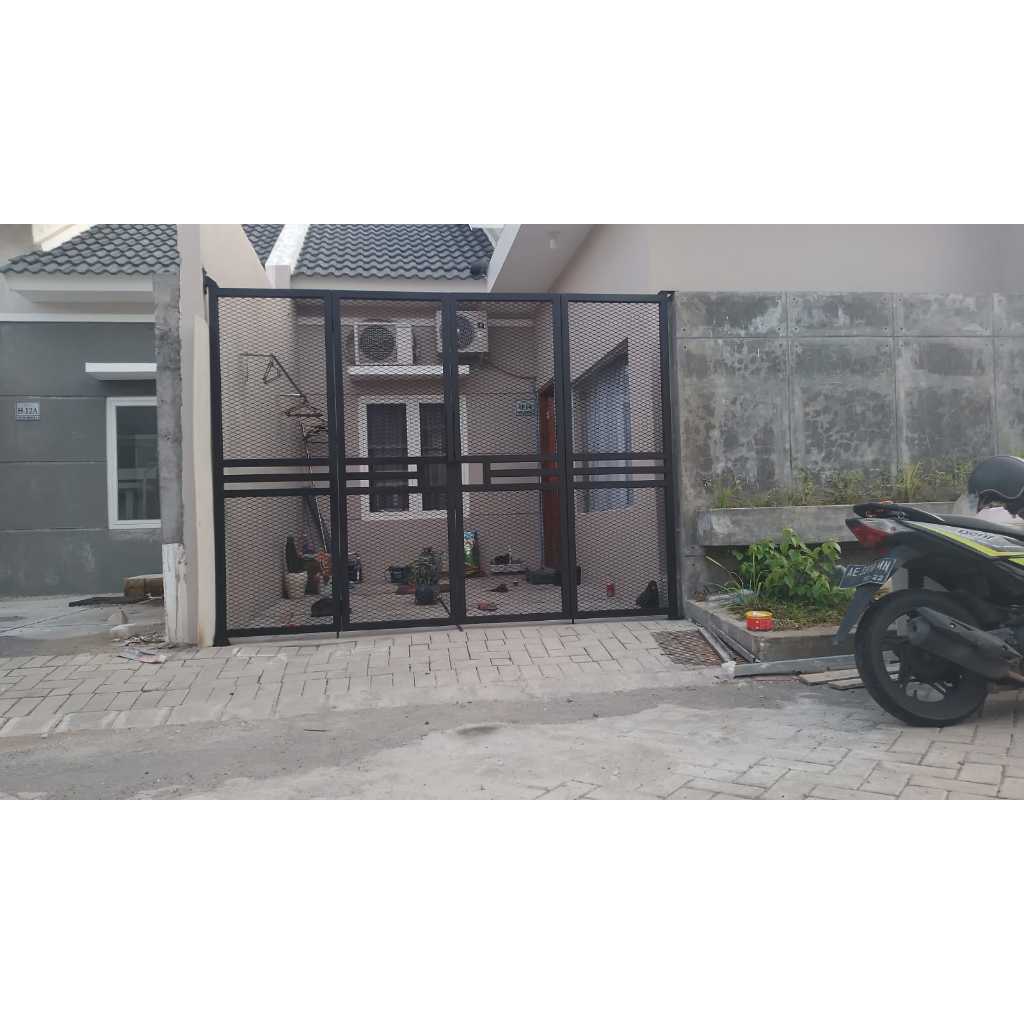 pagar rexpanded rumah industrial
