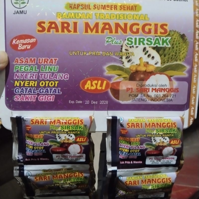 kapsul Renceng Sari Manggis Original