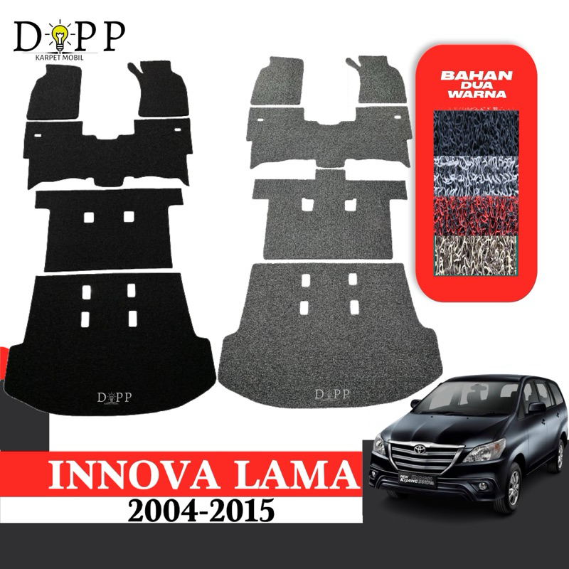 Karpet Mobil Innova Lama / Karpet Mobil Mie Bihun Toyota Innova 2004-2015 Bahan Premium