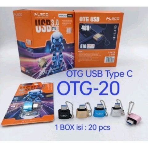 OTG METAL FLECO OTG-20 TYPE-C | OTG METAL FLECO OTG-10 MICRO | SAMBUNGAN HP MURAH | ACC HP | TERLARI
