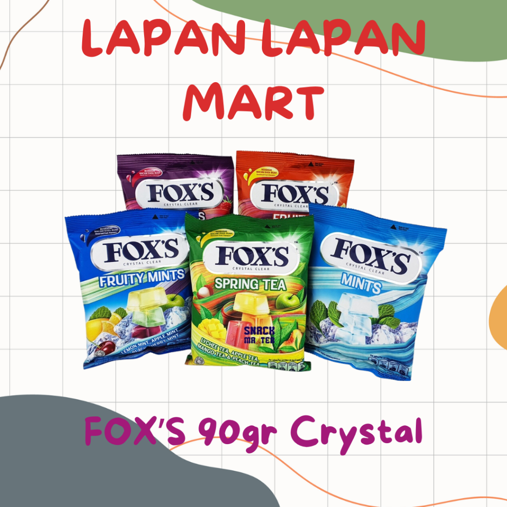 

FOX'S Permen 90gr Crystal