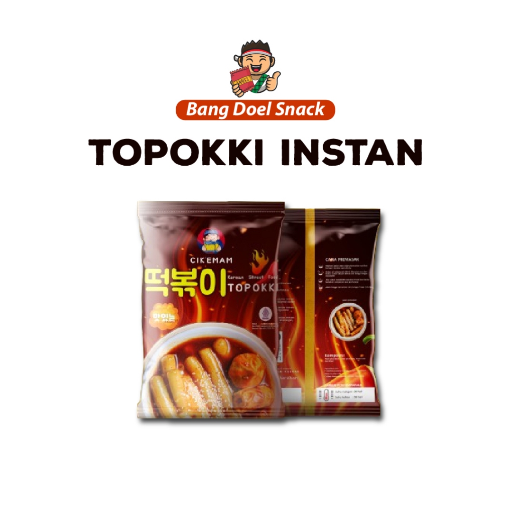 

Cik’Emam – Topokki Instan ( Tteokbokki ) - Korean Street Food 200g