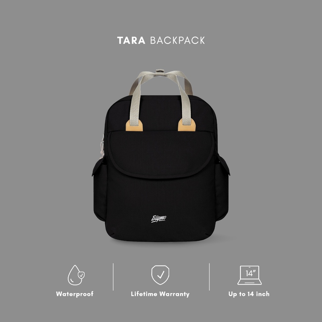 Bigmo Tas Ransel Wanita Kantor, Kerja, Kuliah, Sekolah Tara Midnight anti air