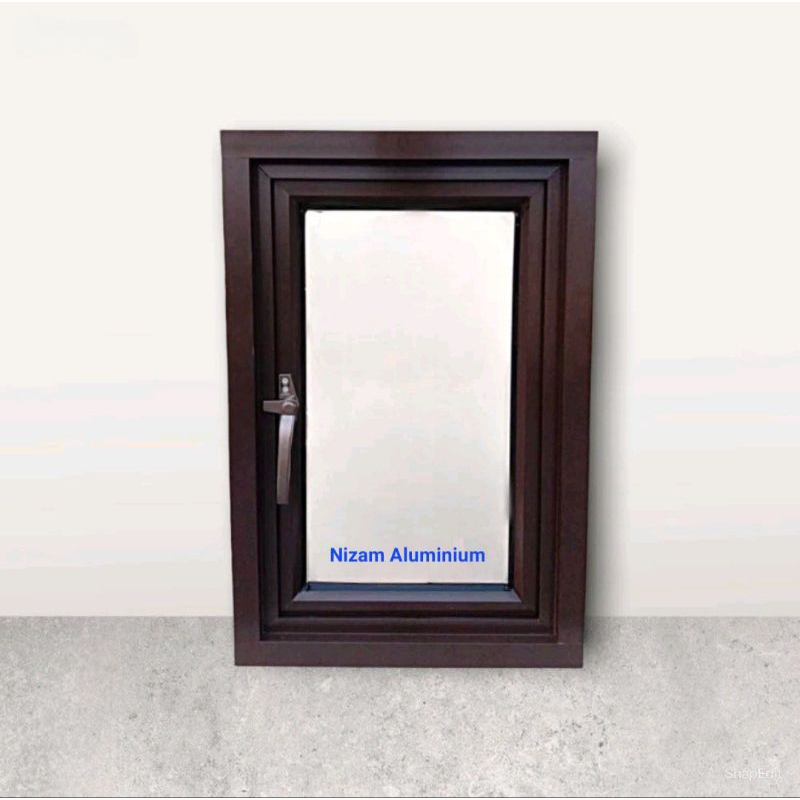 Jendela Boven Aluminium 50x100 FREE Packing Kayu