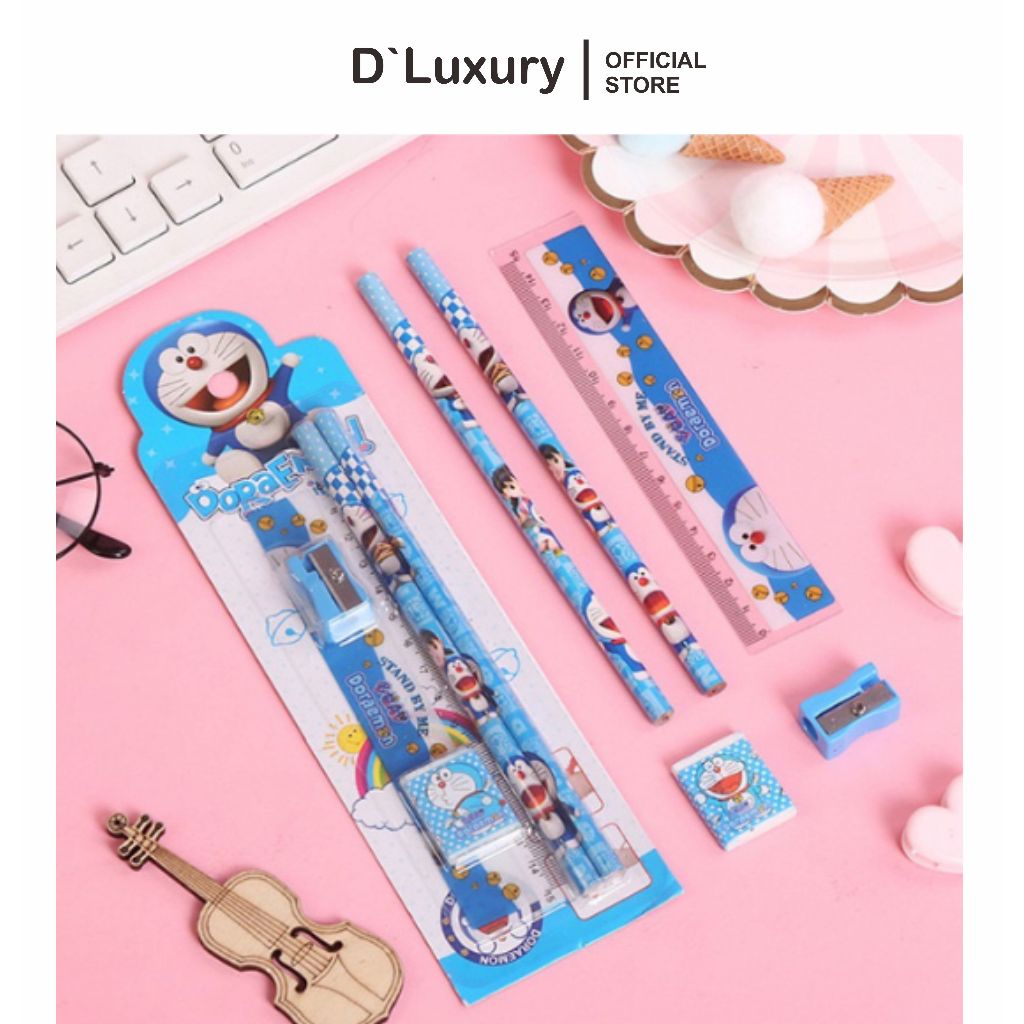 

Set Alat Tulis Sekolah Karakter 5 In 1