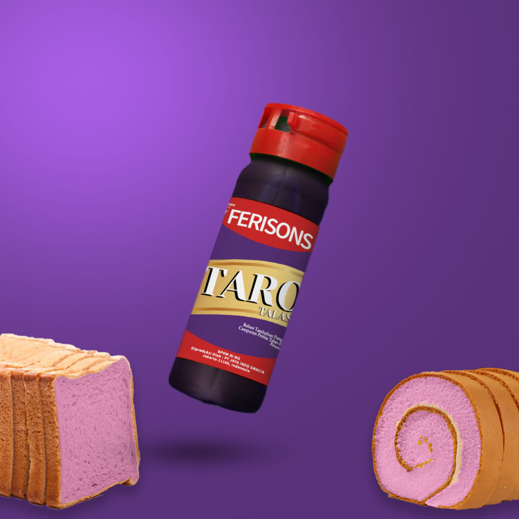 

FERISONS Taro (Talas) - (Pasta) Perisa dan Pewarna Taro - 1 Kg