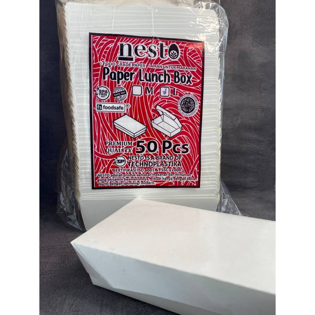 PAPER LUNCH BOX L ECO | MERK NESTO