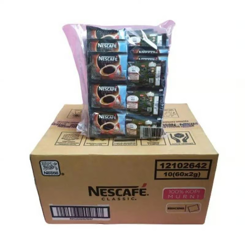 

Nescafe Ice Roast Americano 2gr (isi 300pcs) / Nescafe Classic 2gr (isi 600pcs) - DUS