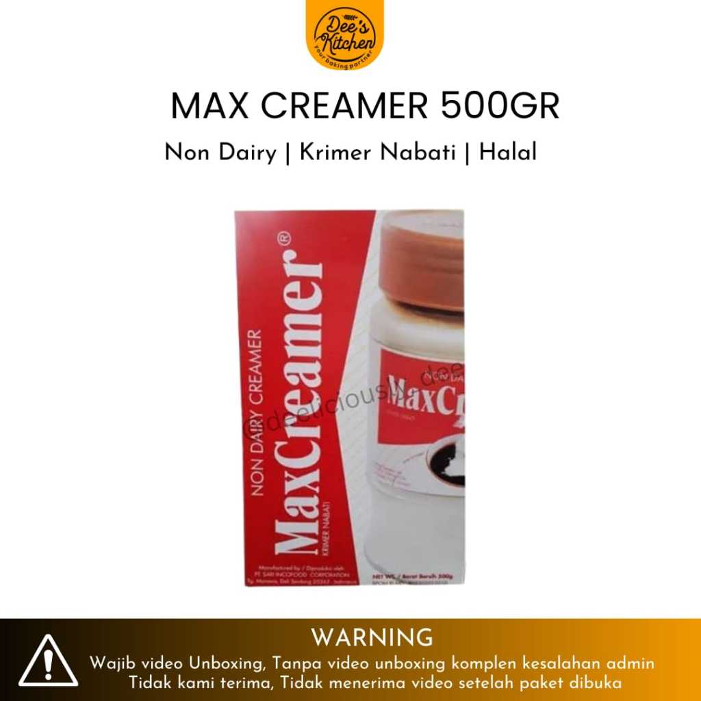 

Max Creamer 500gr Refill/Creamer Non Dairy