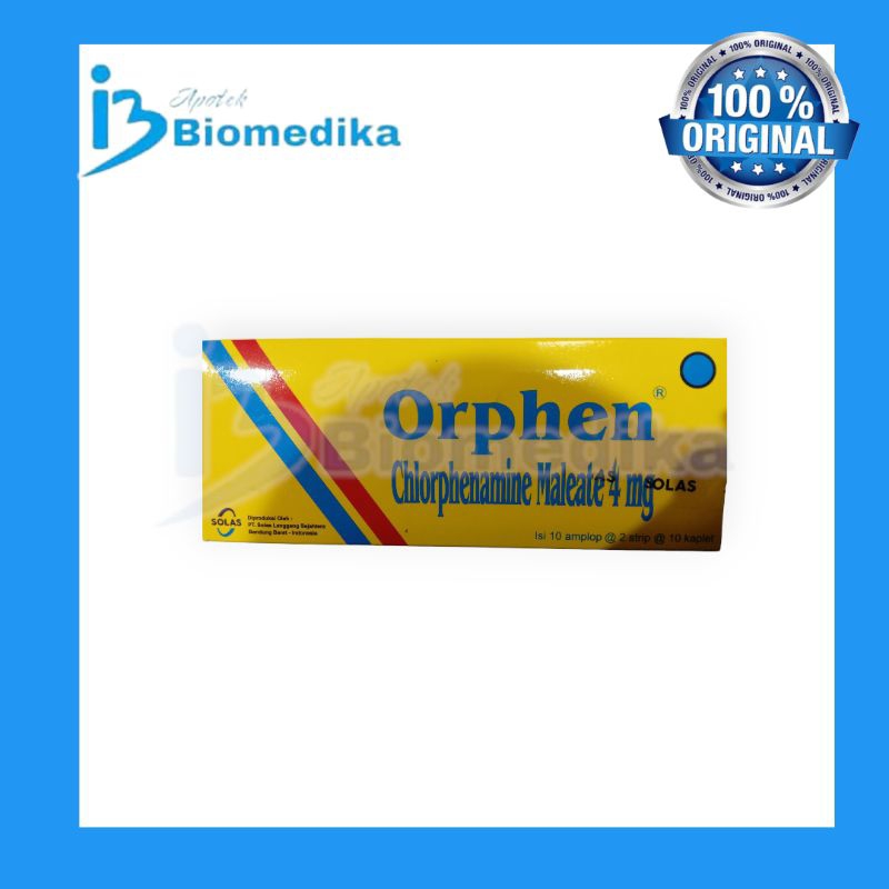 ORPHEN TAB 1BOX 10STRIP OBAT ALERGI