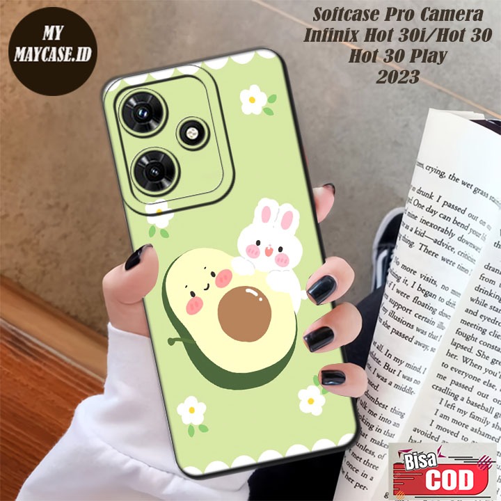 Case INFINIK HOT 30 Play Softcase HOT 30 pelindung Belakang HOT 30i Casing INFINIK HOT 30 Play  Peli