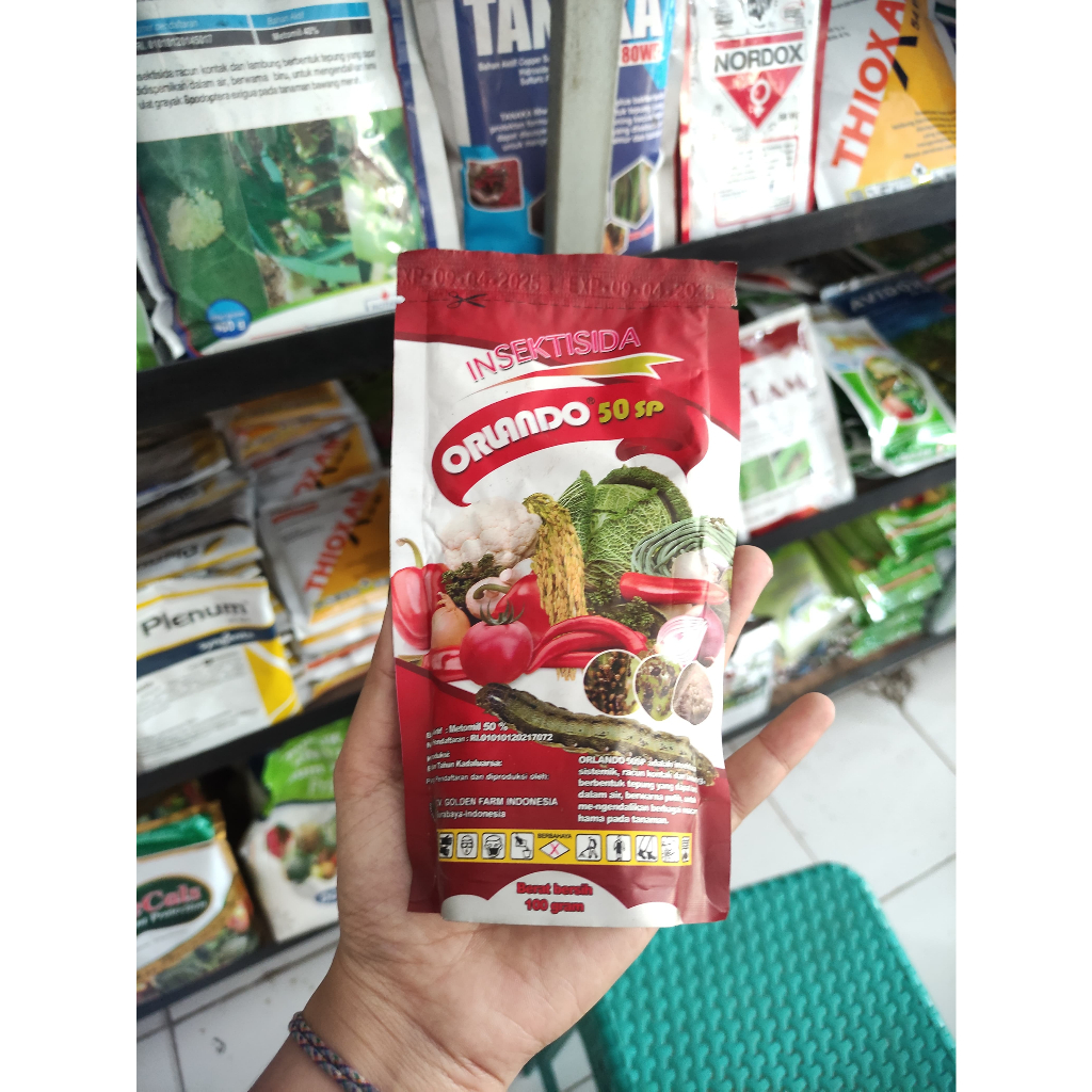 Insektisida - ORLANDO 50SP - 100 GRAM (Metomil 50%)