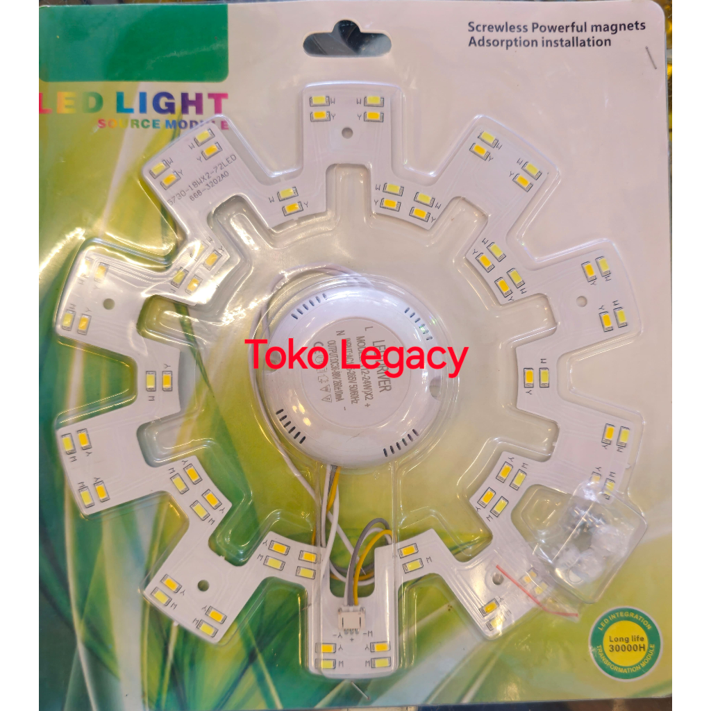 LAMPU LED BARET REFIL CEILING 18 WATT MODEL RING 3 WARNA