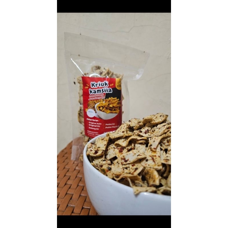 

Basreng Pedas Manis Daun Jeruk Kamsiia