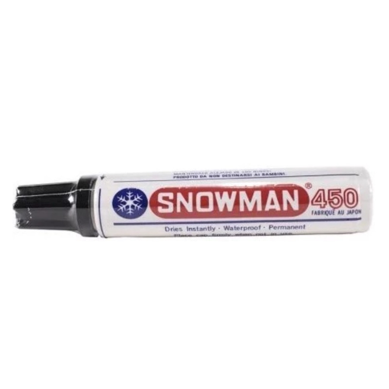 

SPIDOL SNOWMAN 450 PERMANEN Permanent BESAR JUMBO HITAM BIRU MERAH 450