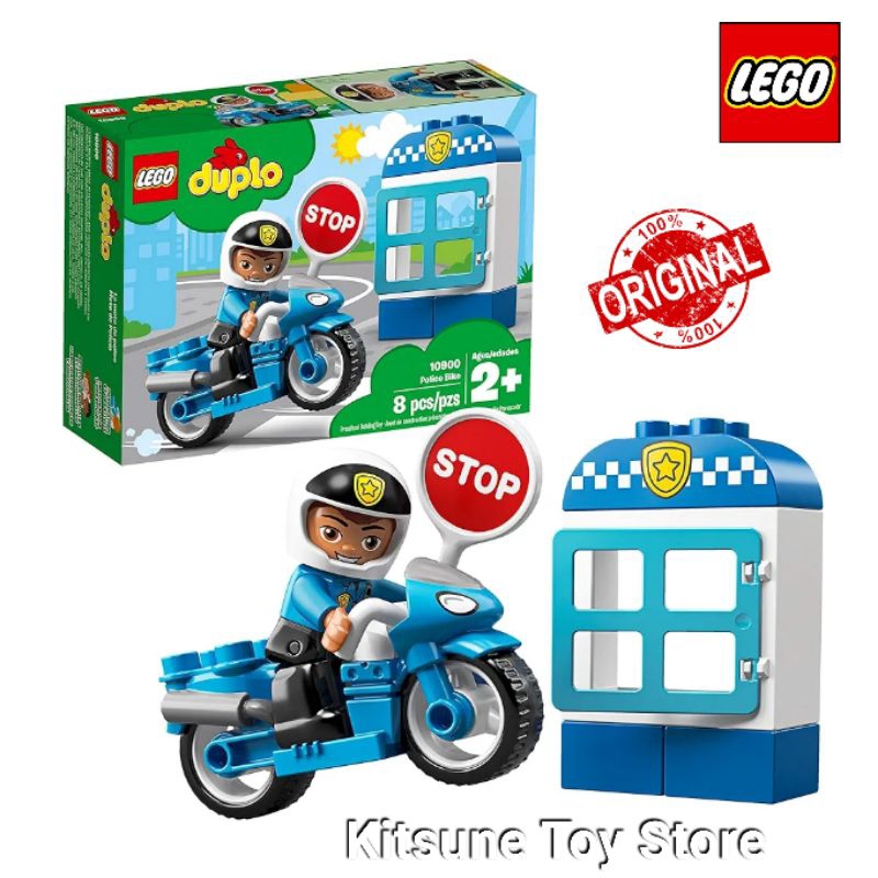 Lego Duplo 10900 Police Bike Original - Mainan Balok Anak Motor Polisi