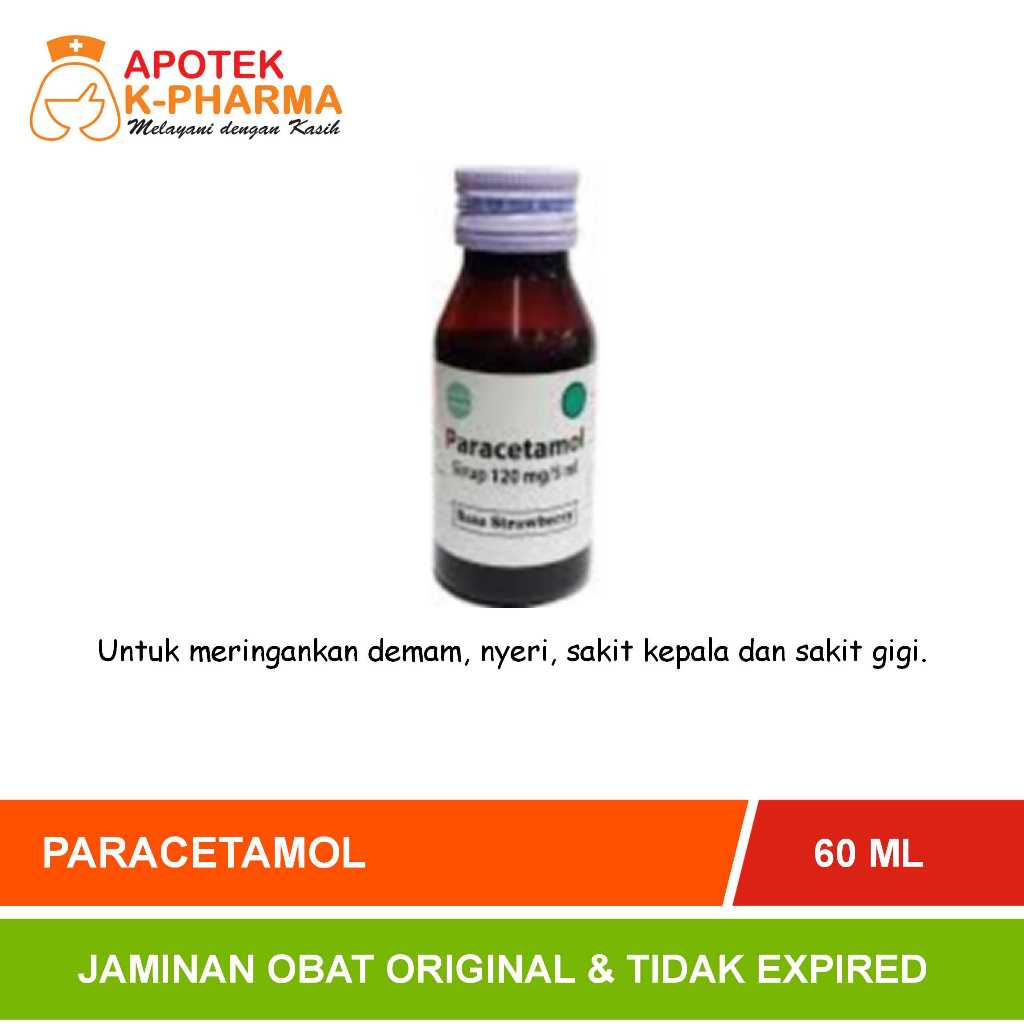 Paracetamol Sirup Isi 60ml Obat Original Mersi